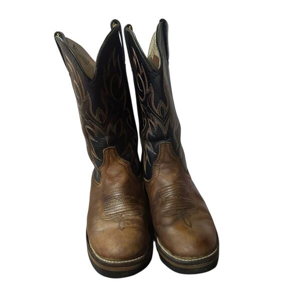 Durango Vintage Women’s Brown Black Embroidered Boots Western Size 6.5 M Used - Picture 6 of 8